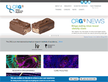 Tablet Screenshot of crg.eu